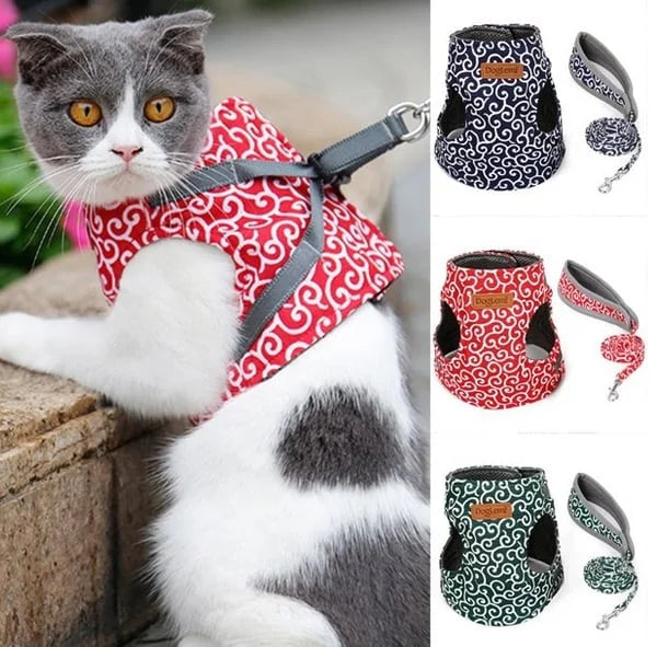 Adjustable Cat Harness Pet Harness for Cats