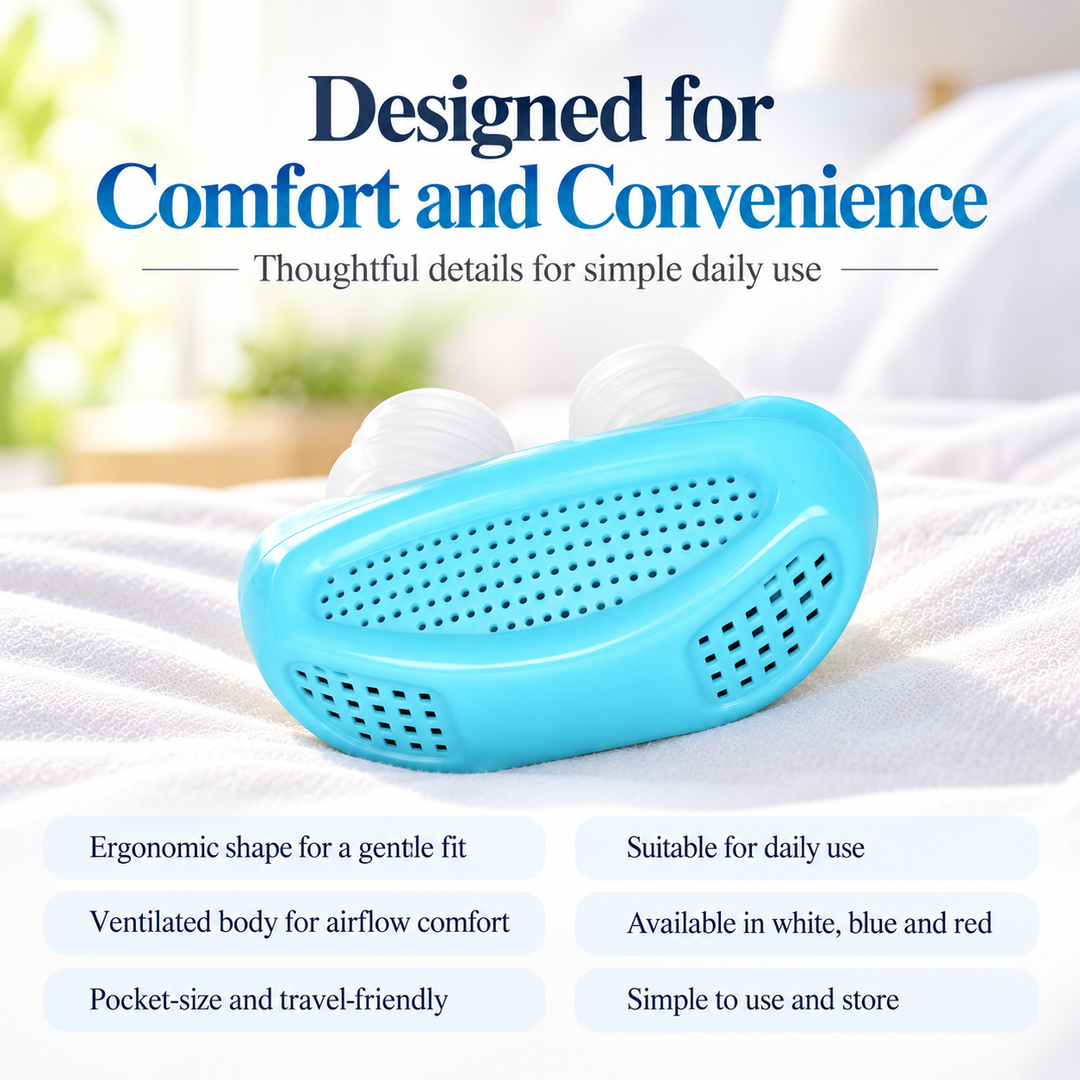 Anti Snore Nasal Device Set Reusable Nose Vents for Snoring Sleep Aid