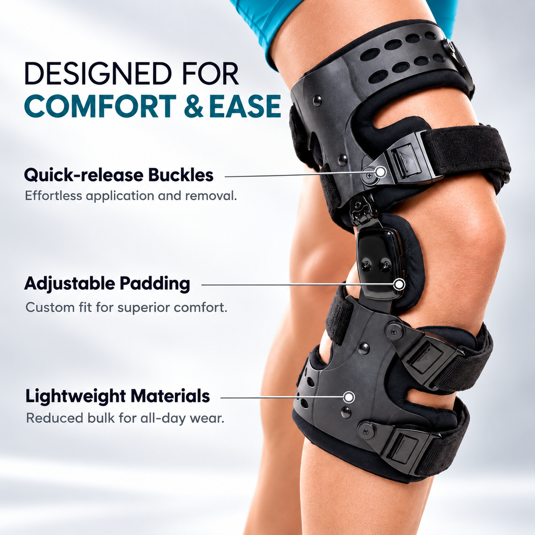 Unloader Knee Brace Adjustable Support for Comfort Stability