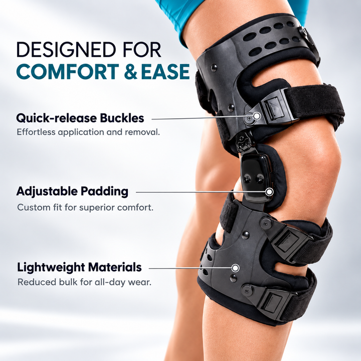 Unloader Knee Brace Adjustable Support for Comfort Stability