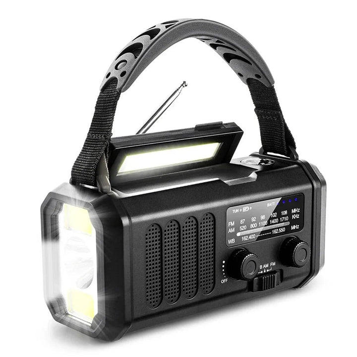 Emergency Solar Powered Radio USB Charger Portable Device