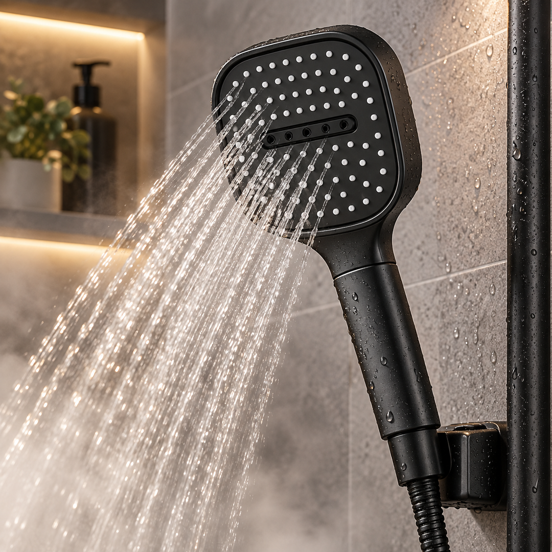 High Pressure Shower Head Filtered Turbo Boost for Skin Hair