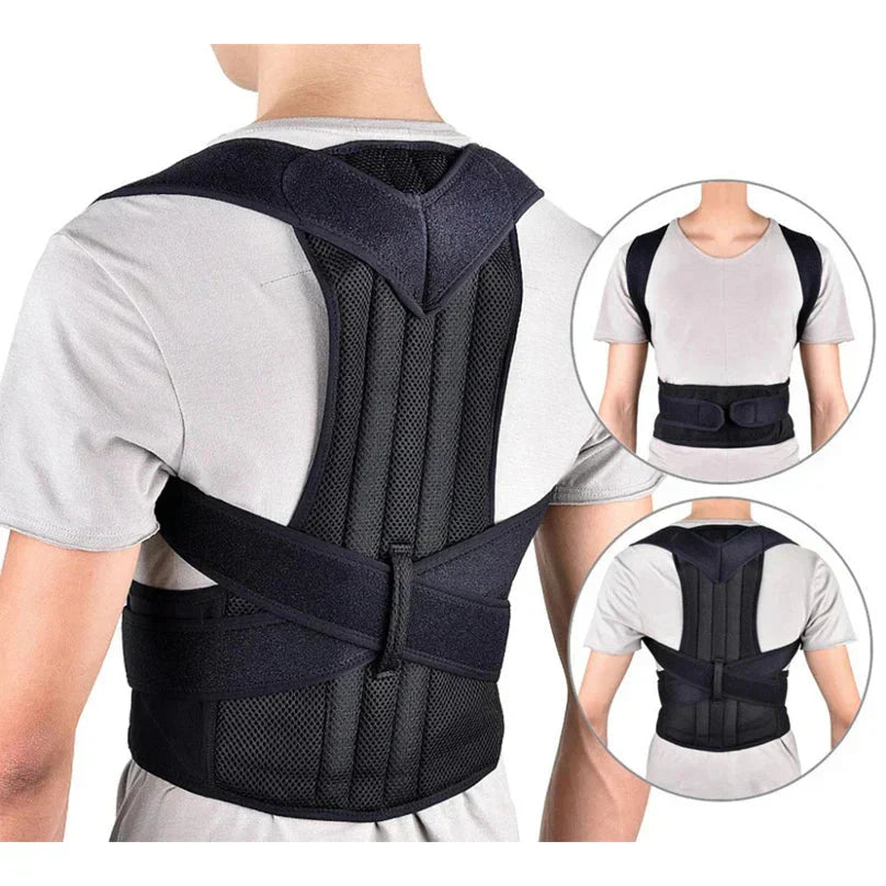 Posture Corrector Adjustable Back Support Brace for Men and Women