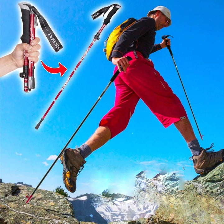 Adjustable Foldable Telescopic Trekking Poles Hiking Poles