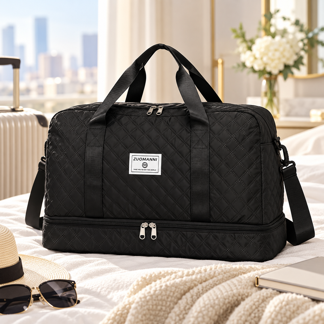 Weekender Duffle Bag Water Resistant Travel Holdall Gym Overnight