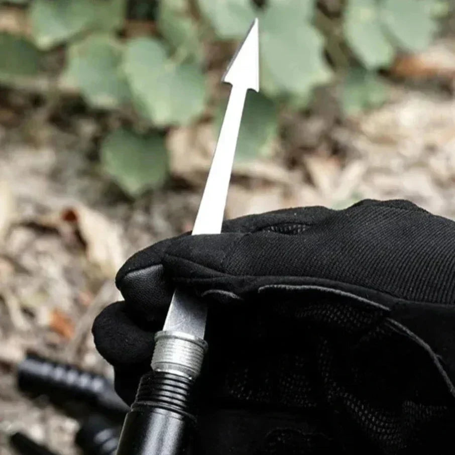 Hiking Pole Aluminum Outdoor Survival Gear Walking Stick