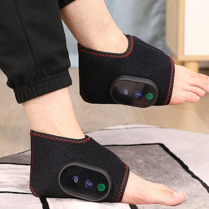 Ankle Compression Sleeve Support Brace with Massage Pad
