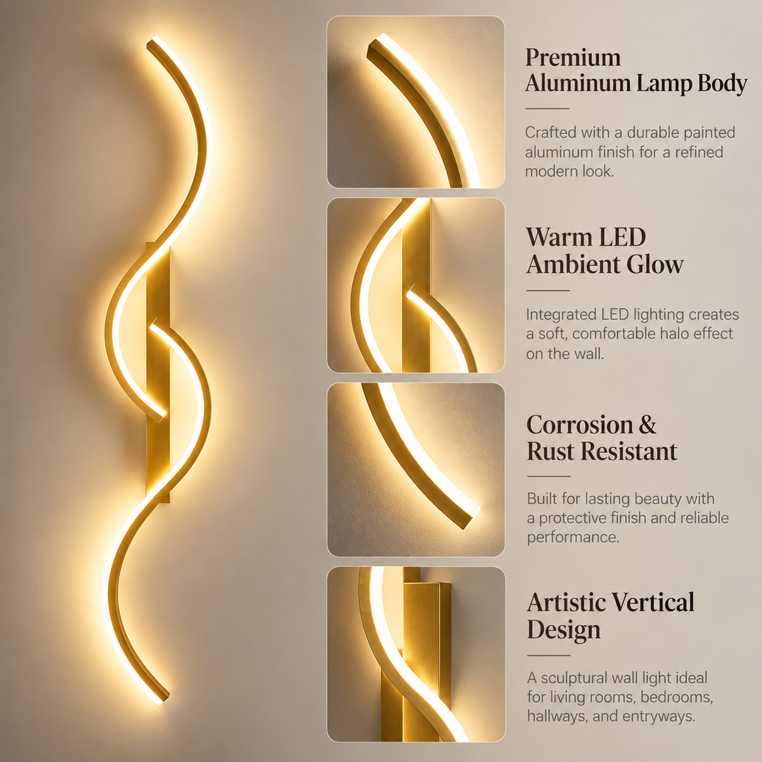 LED Lounge Wall Light Dimmable Silicone Lamp for Bedroom