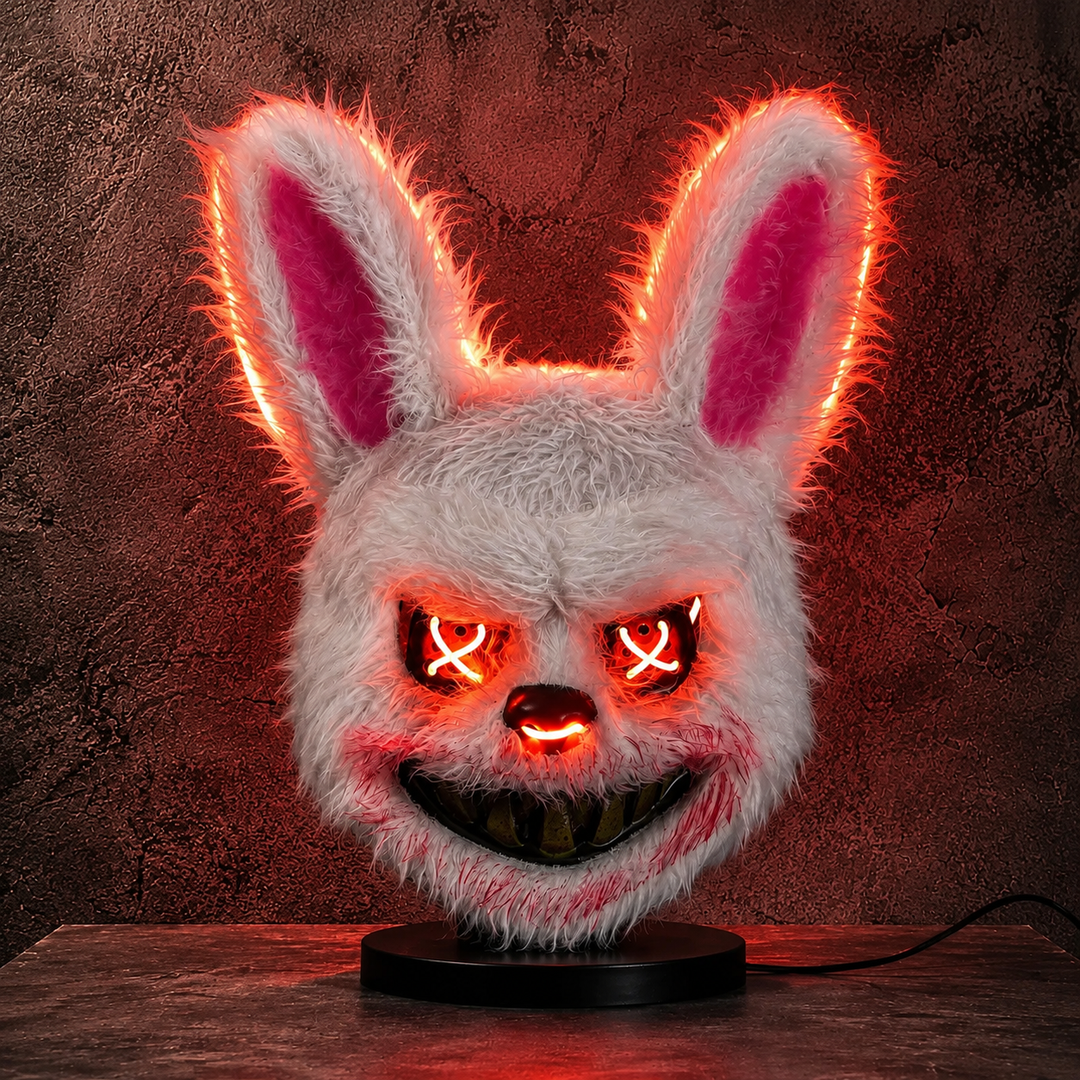 LED Glowing Animal Mask Halloween Light Up Scary