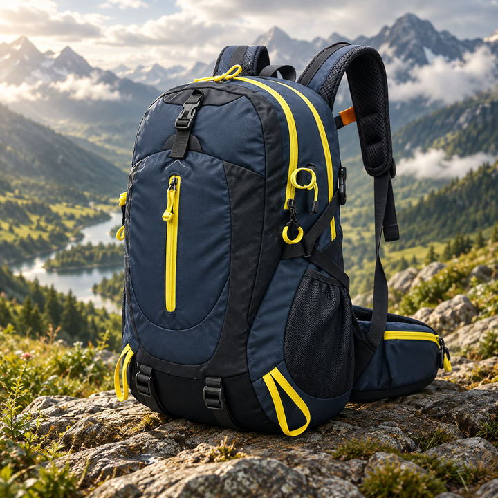 40L Waterproof Hiking Backpack with Multiple Compartments for Outdoors