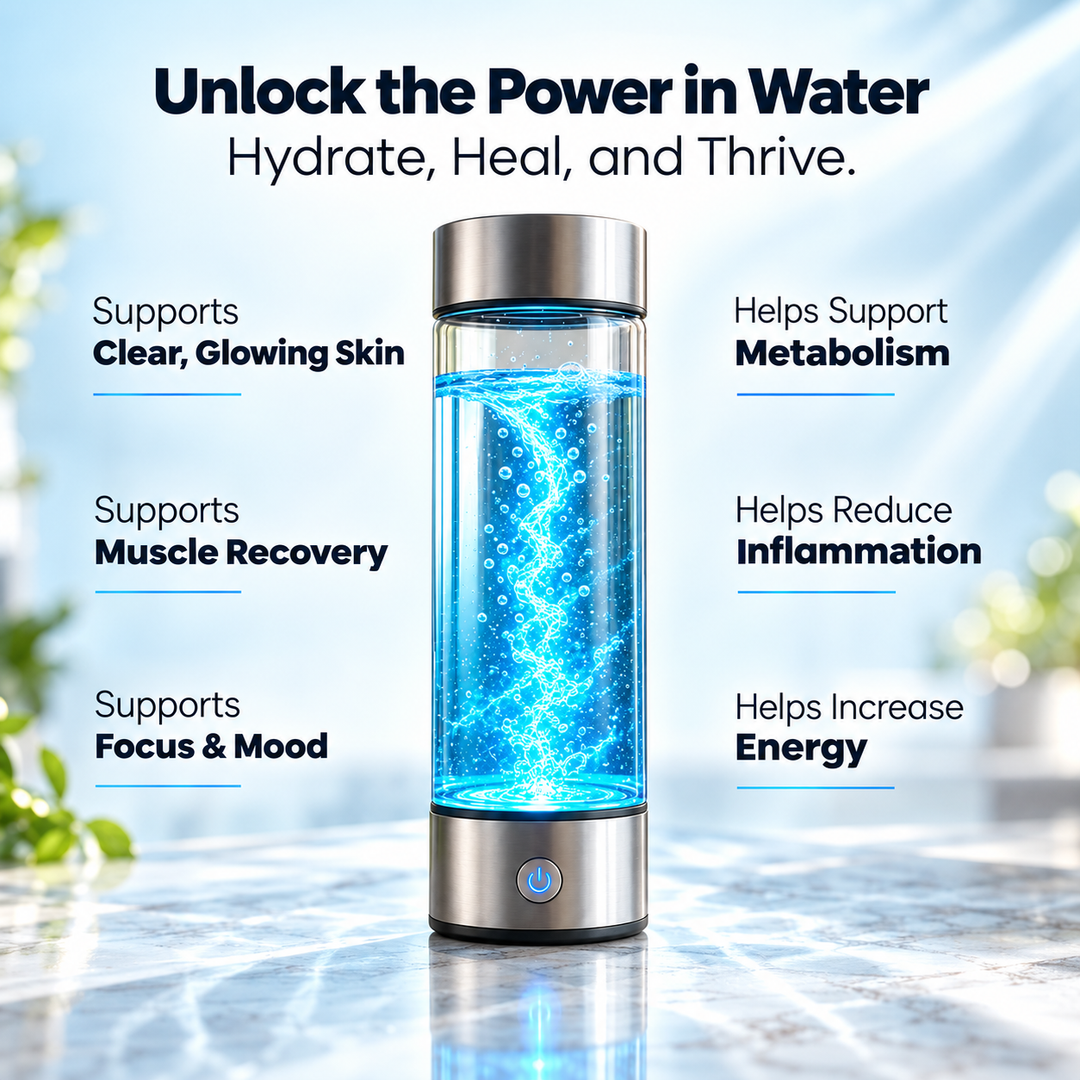 Hydrogen Water Bottle USB Rechargeable Portable Ionizer Bottle