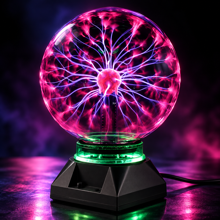 Plasma Globe Light Touch Activated LED Orb for Home Decor