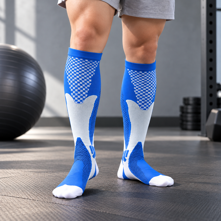 Wide Calf Compression Socks Plus Size XXL 20 30 mmHg Men Women