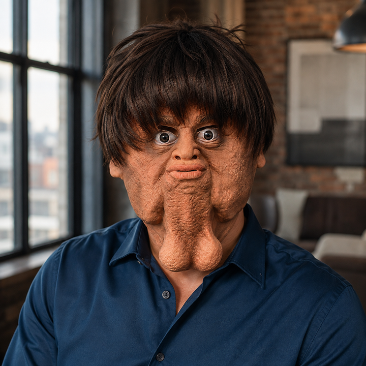 Big Chin Mask Funny Novelty Halloween Adult