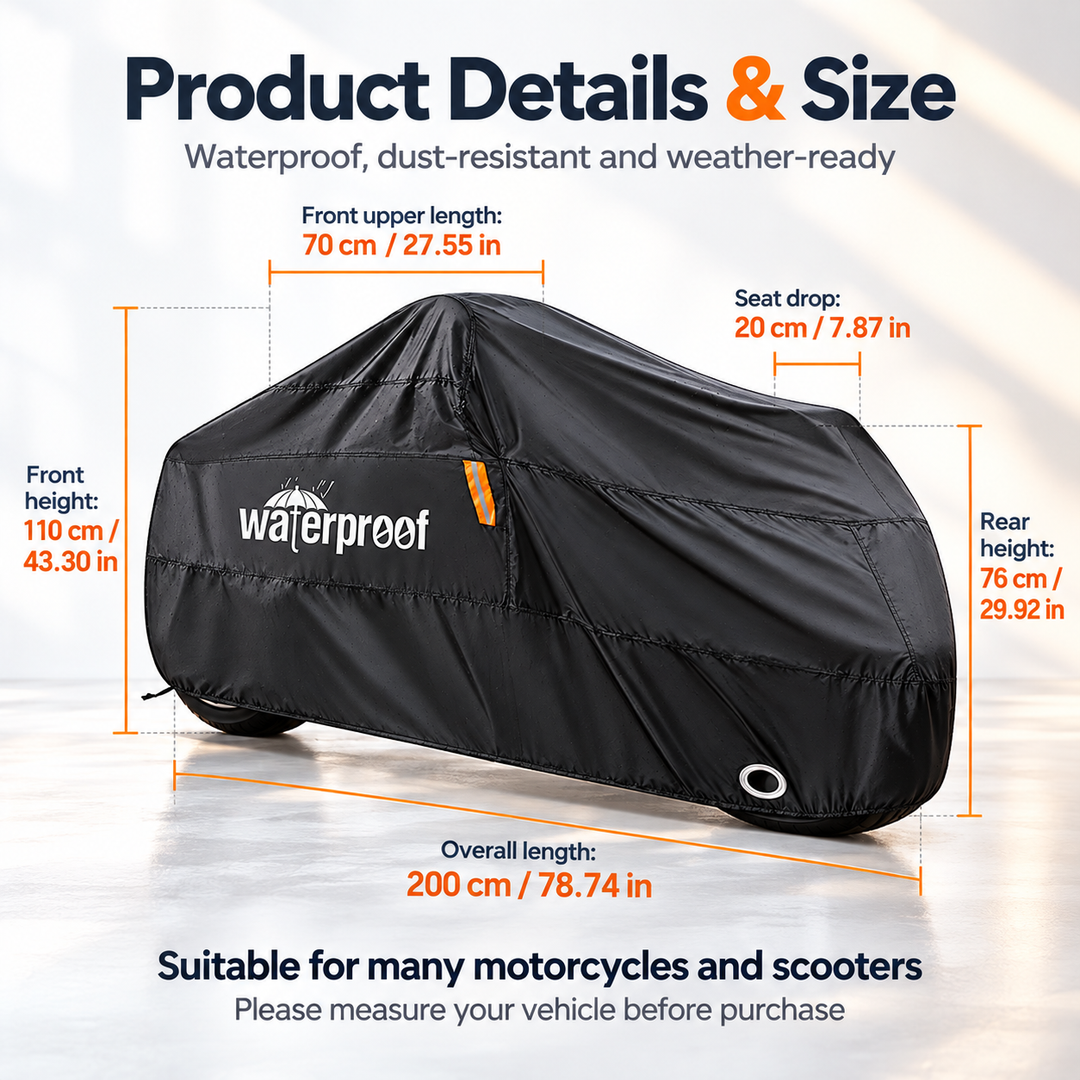 Waterproof Bicycle Cover Heavy Duty Outdoor Bike Storage Cover