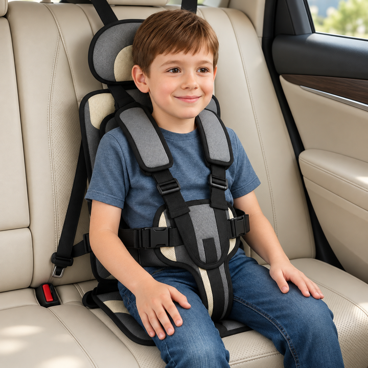 Portable Child Travel Car Seat Safe Foldable Booster