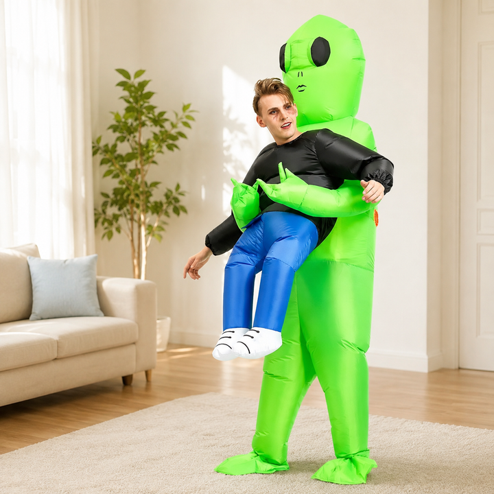 Kids Alien Abduction Inflatable Costume Halloween Funny