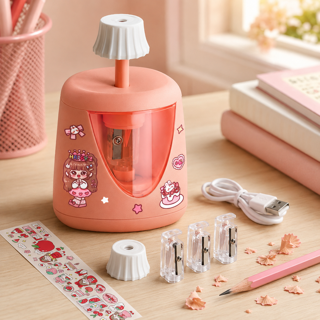 Automatic Electric Pencil Sharpener for Kids