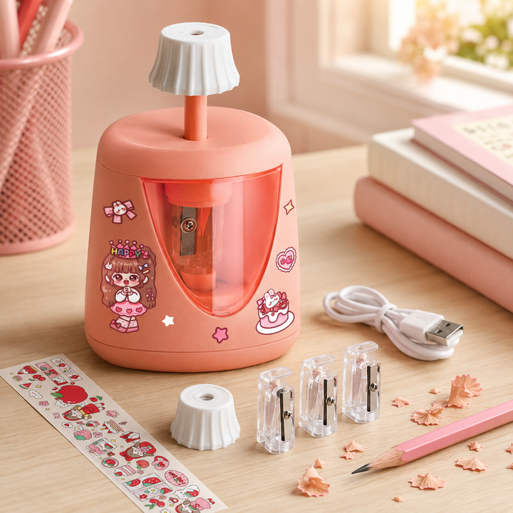 Automatic Electric Pencil Sharpener for Kids