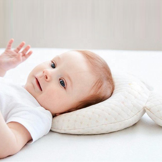 Infant Flat Head Support Pillow Cushion for Baby Head Shaping