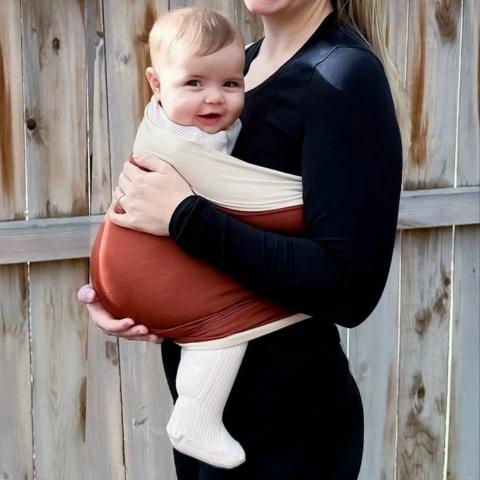 Infant Soft Structured Baby Carrier Front Wrap Sling