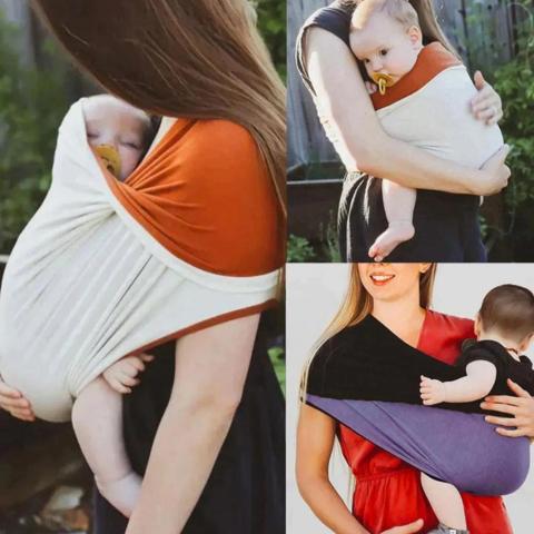Infant Soft Structured Baby Carrier Front Wrap Sling