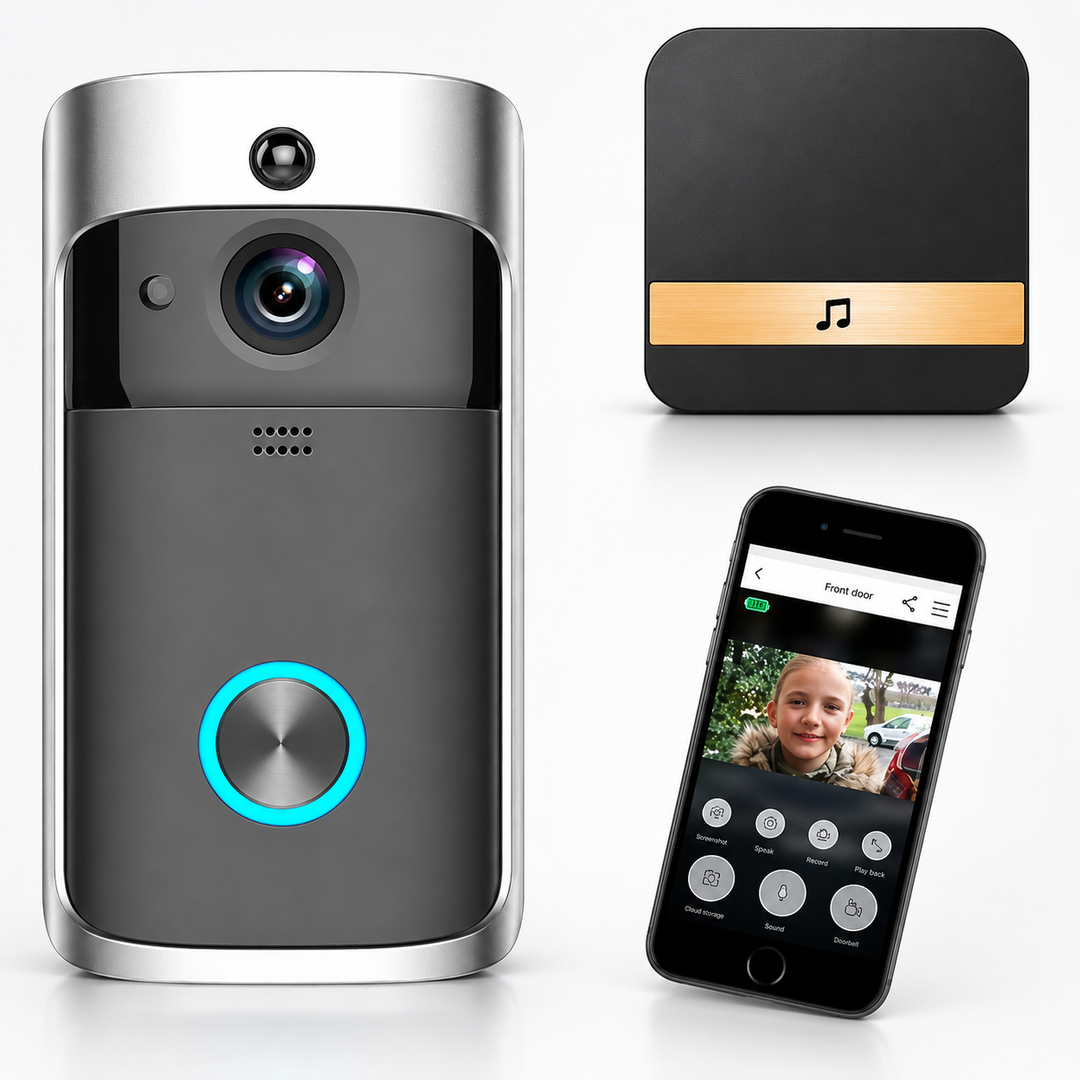 Wireless HD WiFi Video Doorbell with Night Vision