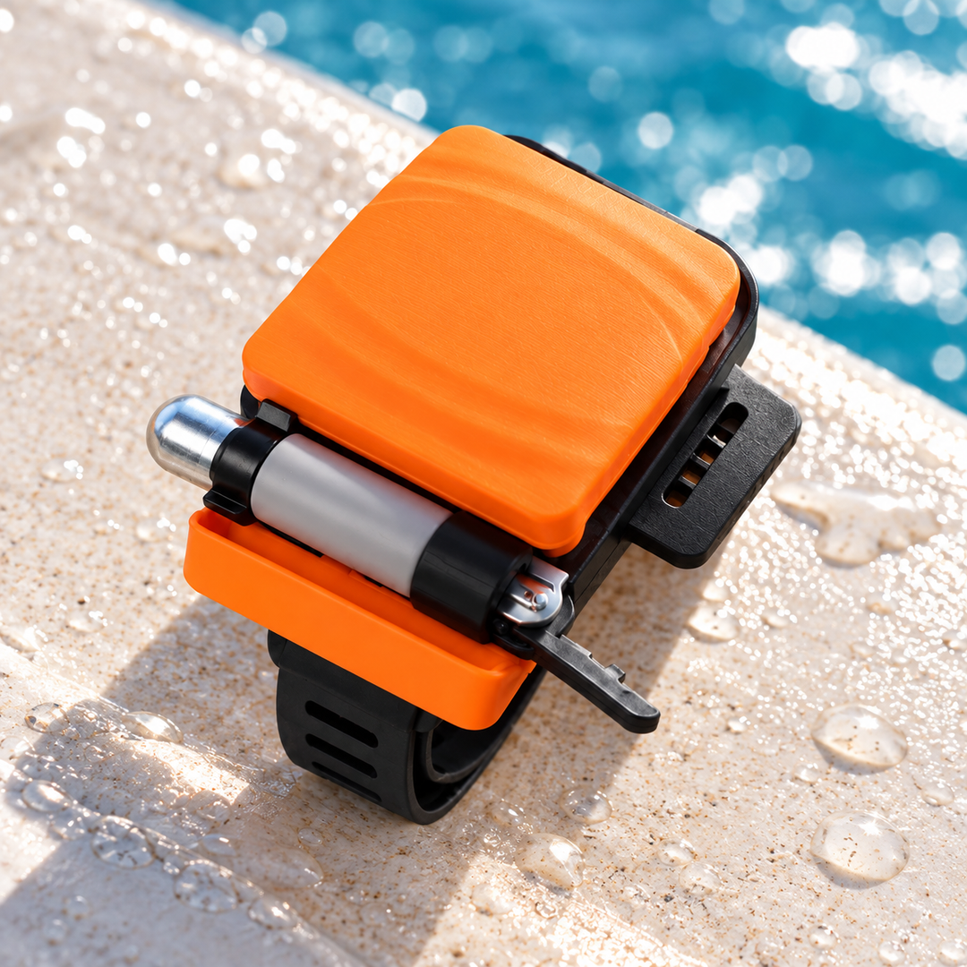 Swimming Safety Inflatable Rescue Bracelet Wristband Anti Drowning Aid
