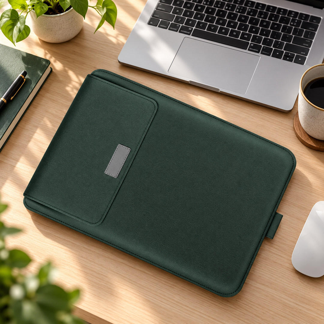 4 in 1 Laptop Sleeve Slim Protective Case with Stand Pocket
