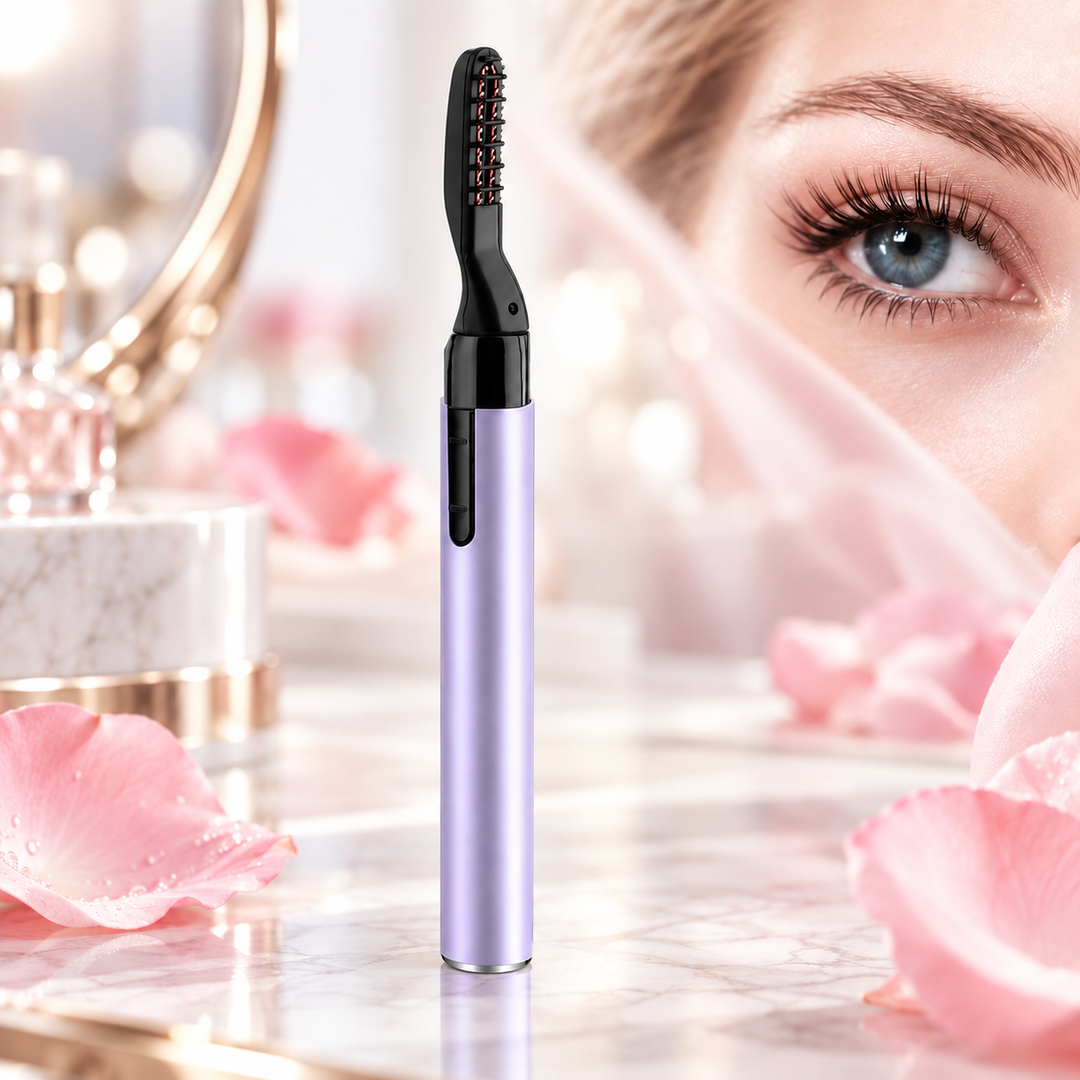 Heated Eyelash Curler Electric Long Lasting Natural Lash Curl Tool