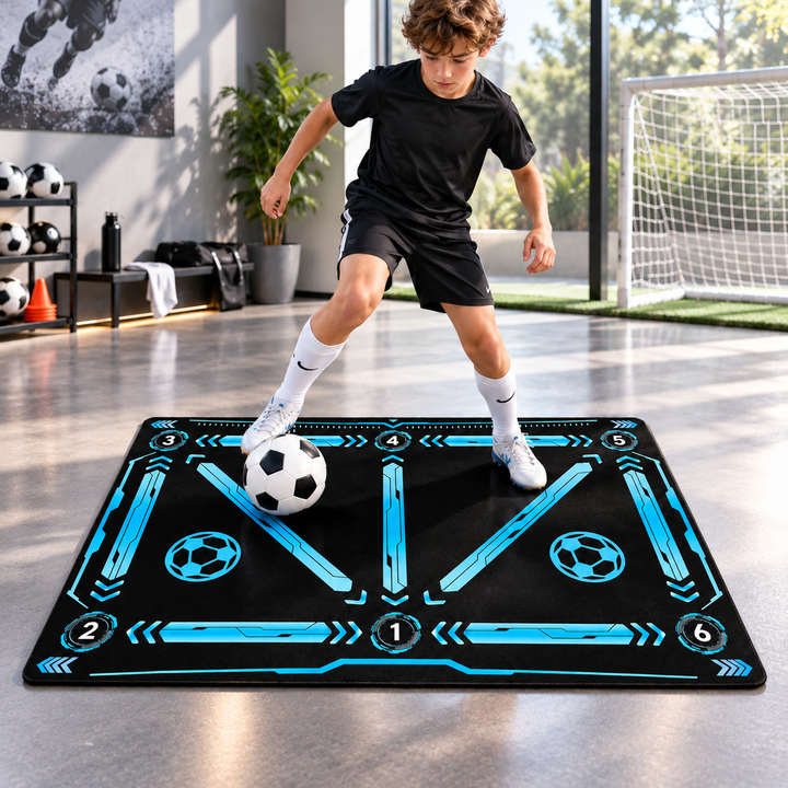 Football Training Mat Anti Slip 2x2m Skills Program Soccer