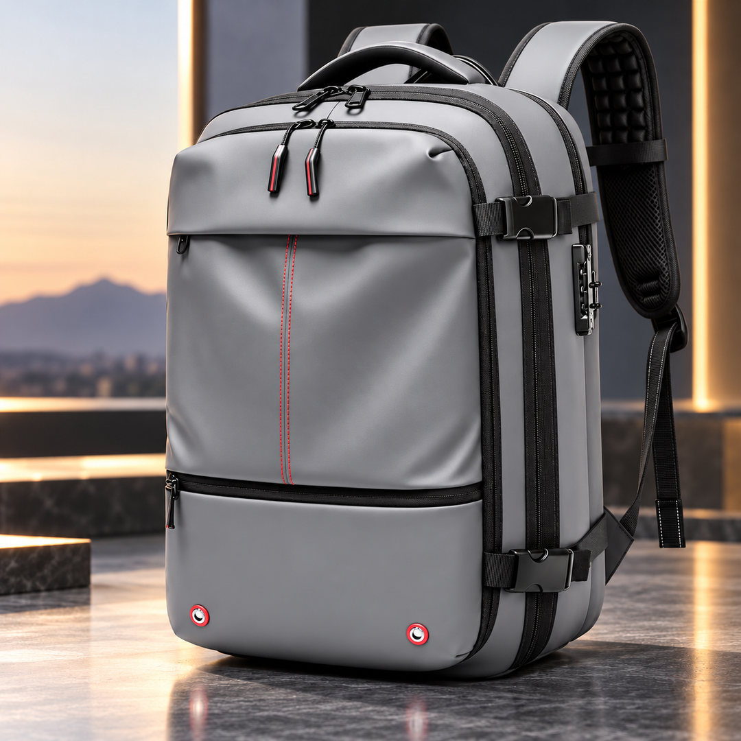 Vacuum Compression Travel Backpack Space Saving Carry Bag