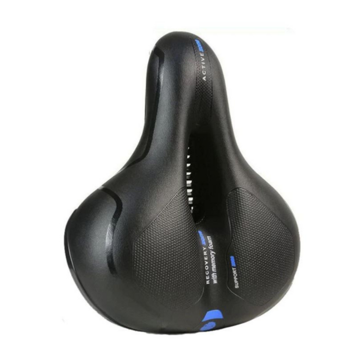 Bicycle Soft Padded Saddle Seat with Rear Reflector