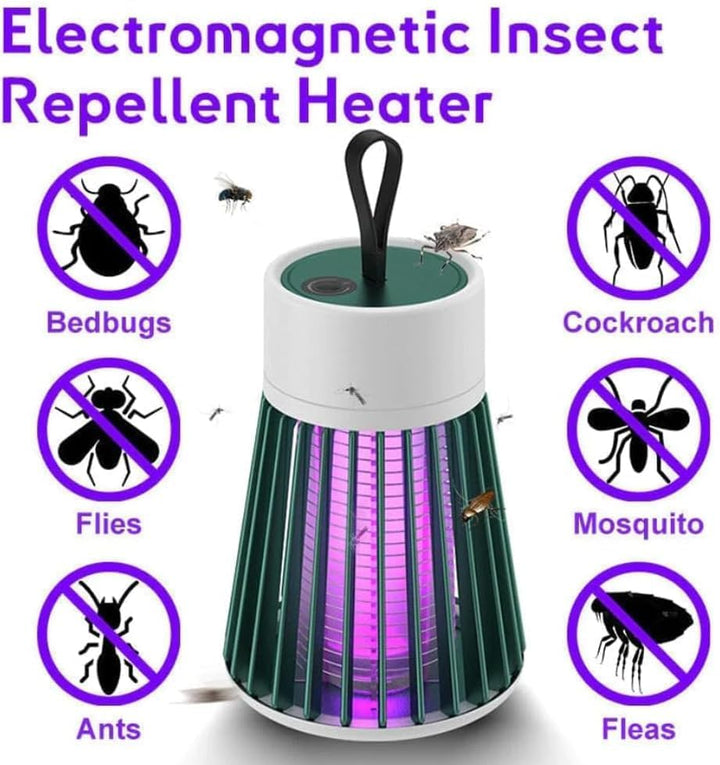 Electric Bug Zapper Lamp 2 Pack Indoor Outdoor Mosquito Killer Light