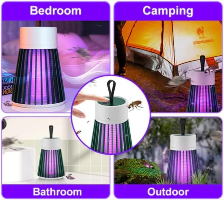 Electric Bug Zapper Lamp 2 Pack Indoor Outdoor Mosquito Killer Light