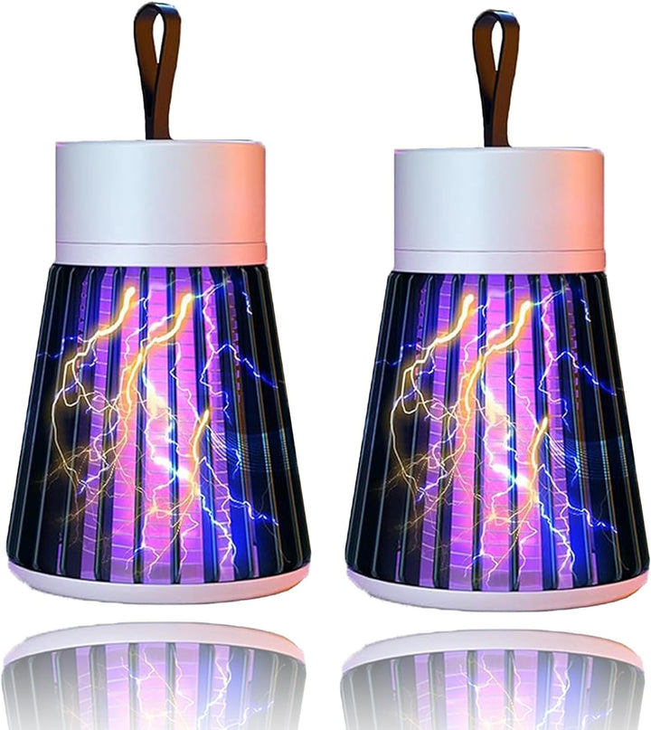 Electric Bug Zapper Lamp 2 Pack Indoor Outdoor Mosquito Killer Light