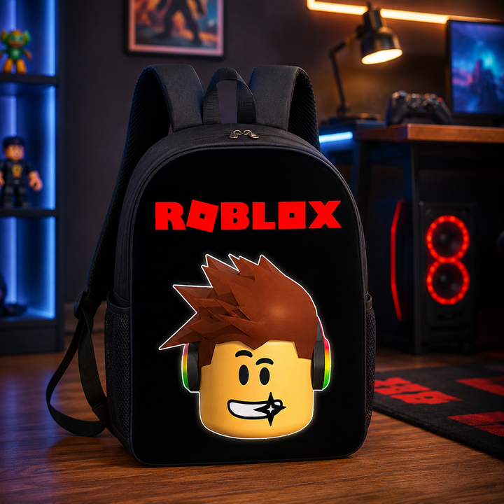 Roblox Boys 3-Piece School Backpack Set with Shoulder Bag &amp; Pencil Case