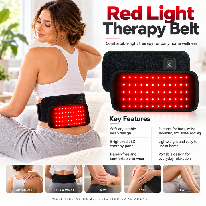 Red Light Infrared Therapy Device for Knee Pain Wearable Warming Wrap
