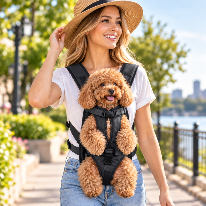 Dog Carrier Backpack Adjustable Canine Rucksack for Walking
