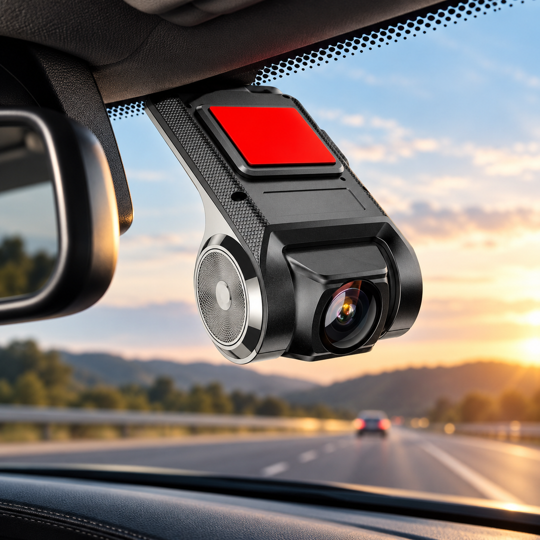 Dual Dash Cam Front and Rear Car Camera Full HD Loop Recording Monitor
