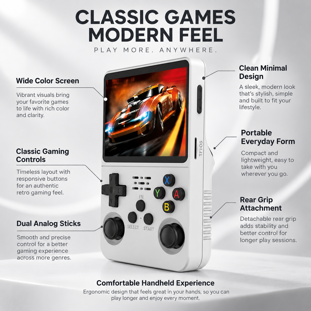 Retro Handheld Game Console 500 Built In Games for Kids Adults