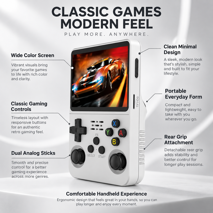 Retro Handheld Game Console 500 Built In Games for Kids Adults