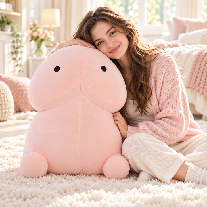 Large Plush Pillow Toy Soft Cuddly Stuffed Cushion for Kids and Decor