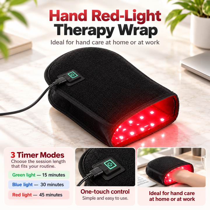 Red Light Therapy Glove for Hands Wearable Warming Wrap