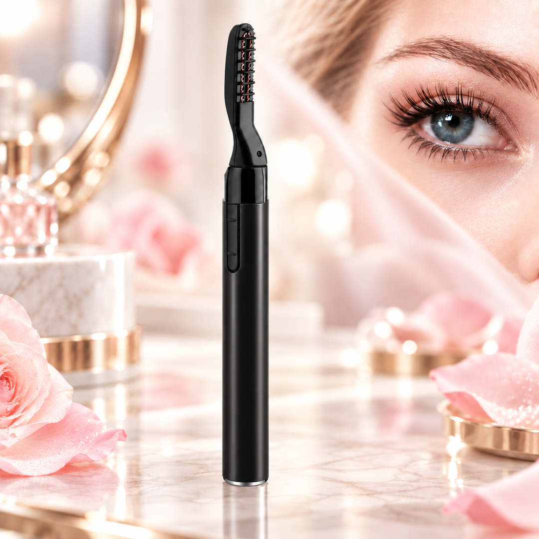 Heated Eyelash Curler Electric Long Lasting Natural Lash Curl Tool