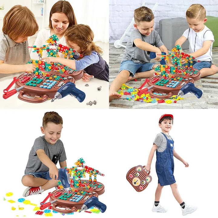 Montessori Educational Toy Tool Set Kids Play Toolbox Kit