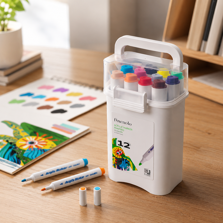 Acrylic Paint Marker Set for Kids Art Class