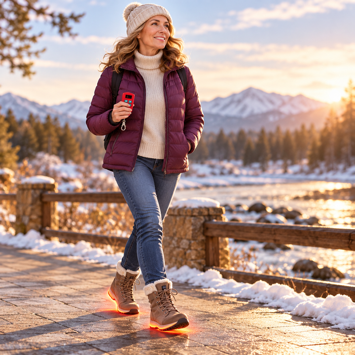 Rechargeable Heated Insoles for Arthritis and Poor Circulation