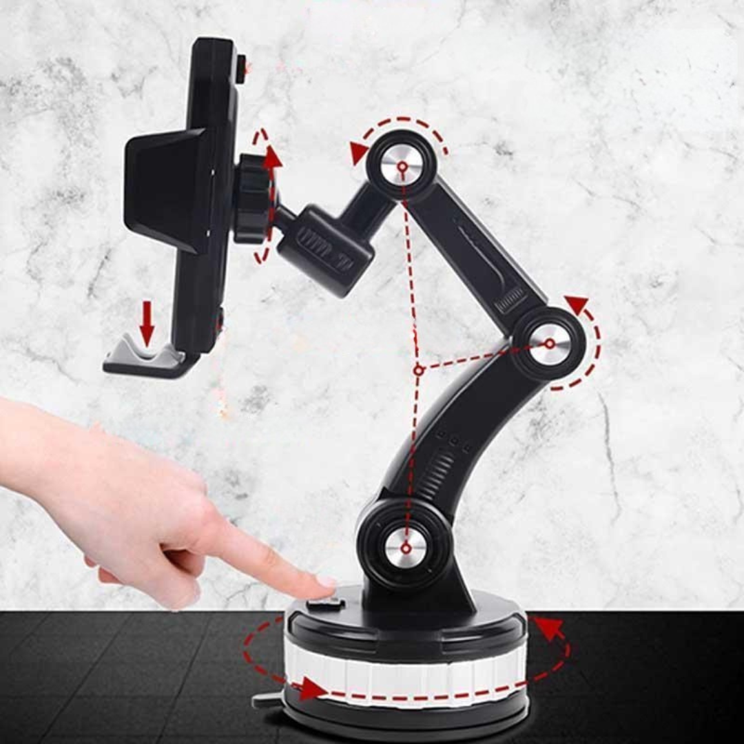 Car Phone Holder Suction Mount Adjustable Dashboard Stand Holder