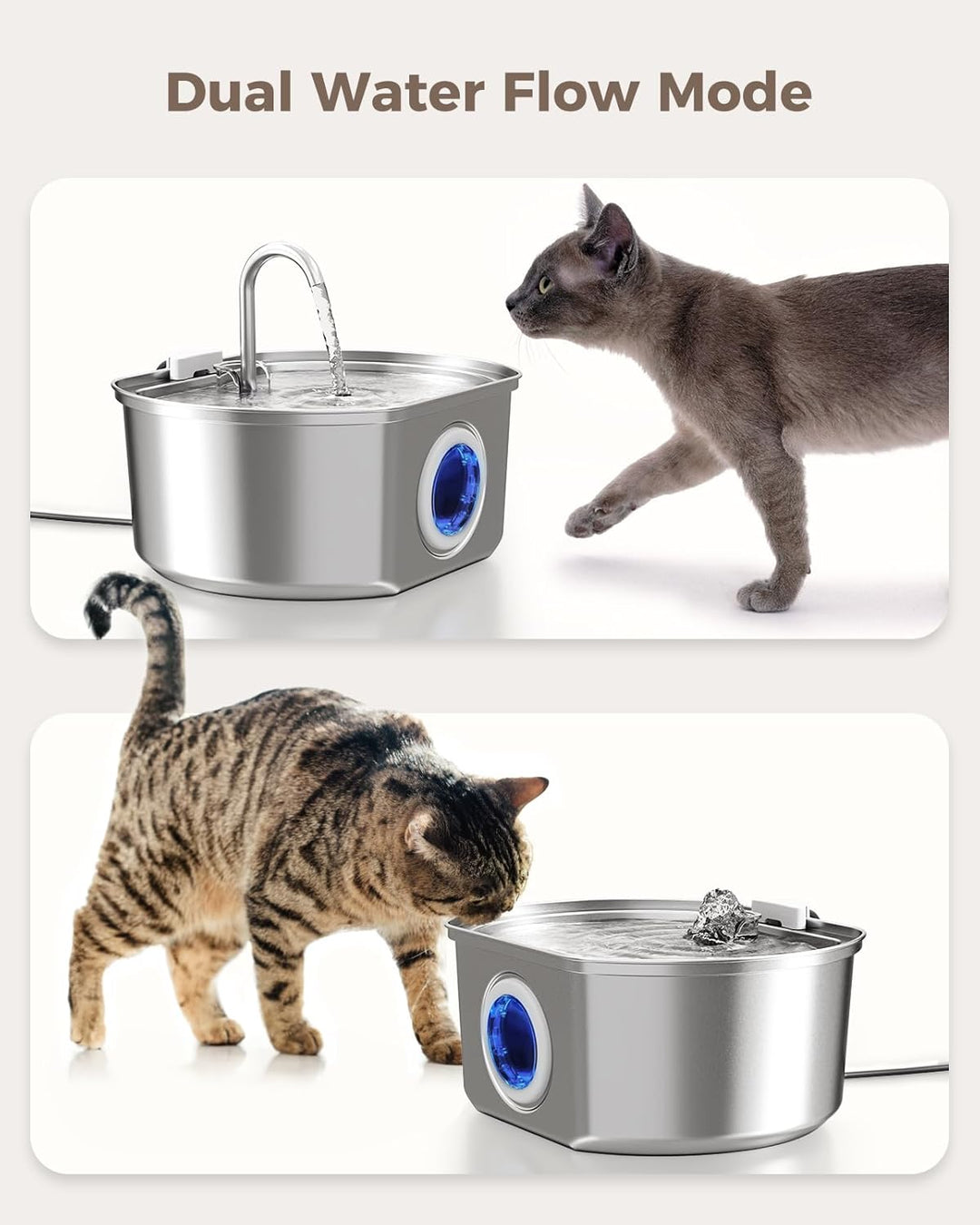 Automatic Cat Water Fountain Dispenser Bowl Pet Drinking Fountain